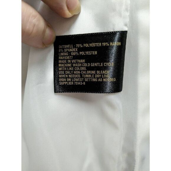 Worthington Women's Mid Rise Black and White Pencil Skirt Size 12 NWT - Picture 6 of 7